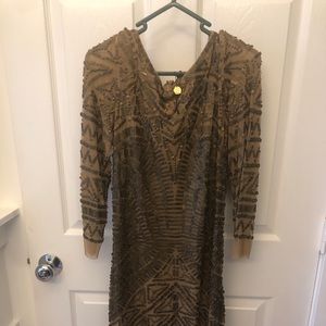 Tadashi Shoji Beaded Dress Size L